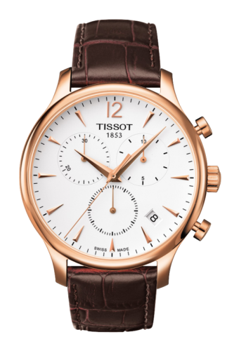 Tissot Tradition Chronograph PVD Rose Gold / Silver